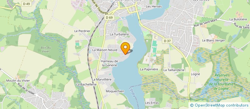 localisation de l'entreprise WM-UP  SUCE-SUR-ERDRE