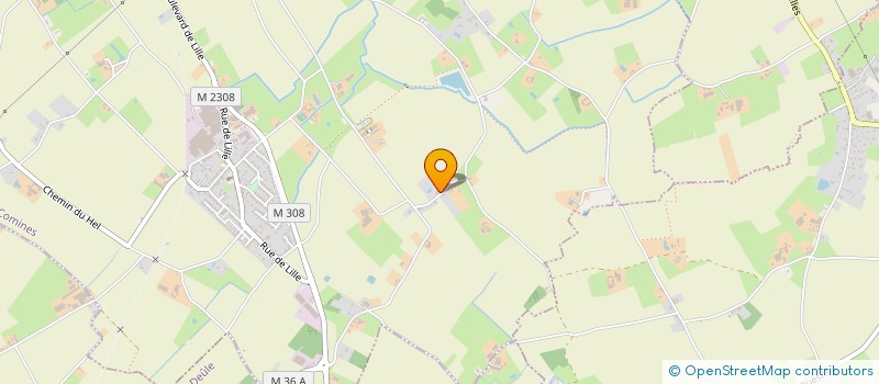 localisation de l'entreprise WMA  COMINES