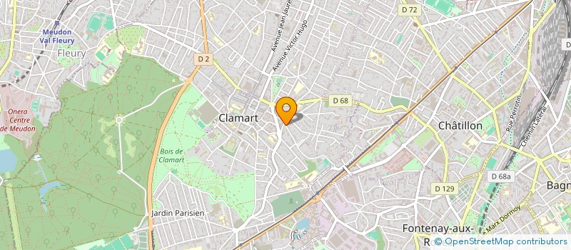 localisation de l'entreprise WMA à CLAMART