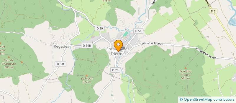 localisation de l'entreprise WMAW WEMAKE AGENCY WEB  ENCAUSSE-LES-THERMES