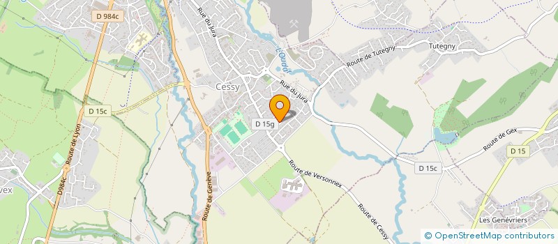 localisation de l'entreprise WMB  CESSY