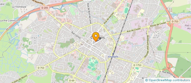localisation de l'entreprise WMC à CHALLANS