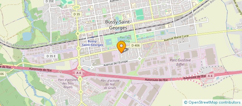 localisation de l'entreprise WMCSOFT SAS  BUSSY-SAINT-GEORGES