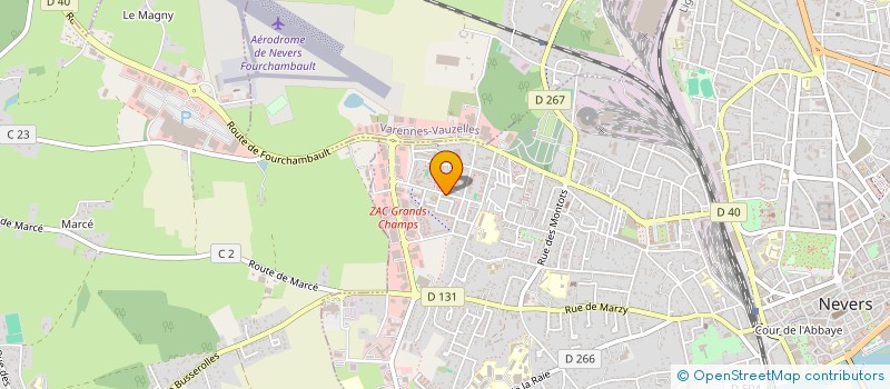 localisation de l'entreprise WMF à NEVERS