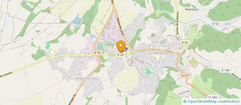 localisation de l'entreprise WMF  CREMIEU