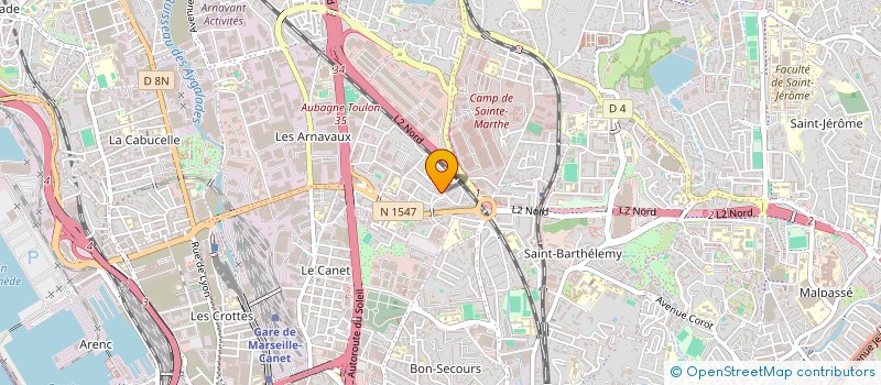 localisation de l'entreprise WMG FOOD à MARSEILLE
