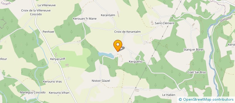 localisation de l'entreprise WMJ HOLDING  PLUMELIAU-BIEUZY