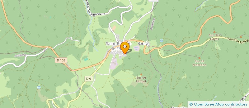 localisation de l'entreprise WMJC à SAINT-BONNET-LE-FROID