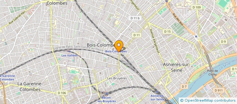 localisation de l'entreprise WMMA à BOIS-COLOMBES