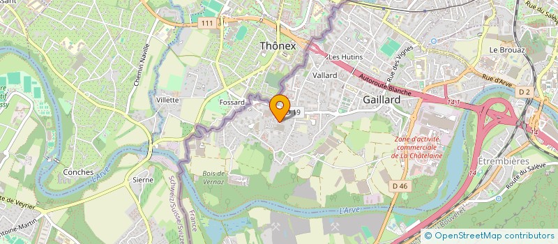 localisation de l'entreprise WMR GLOBAL à GAILLARD