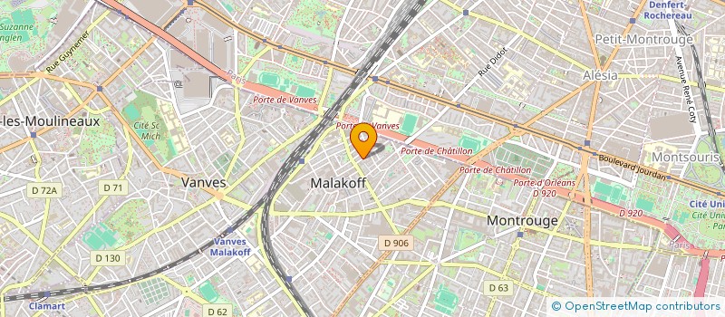 localisation de l'entreprise WMS  MALAKOFF