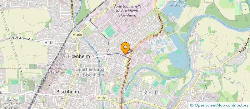 localisation de l'entreprise WMS  HOENHEIM