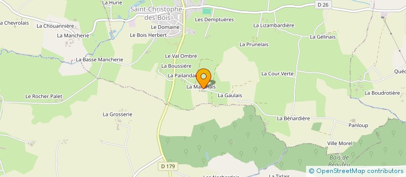 localisation de l'entreprise WMS BOXING  SAINT-CHRISTOPHE-DES-BOIS