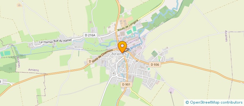 localisation de l'entreprise WN AUDITION  AIRAINES