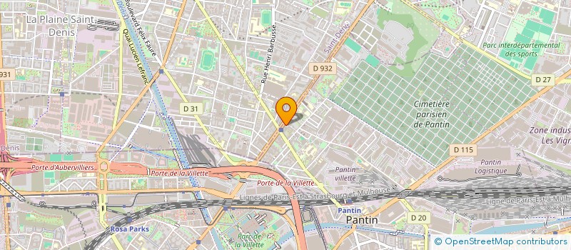 localisation de l'entreprise WN EXPRESS  PANTIN