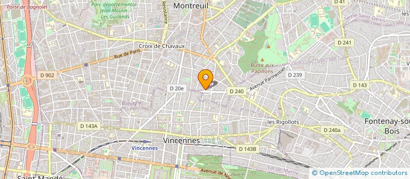 localisation de l'entreprise WNC GROUPE à MONTREUIL