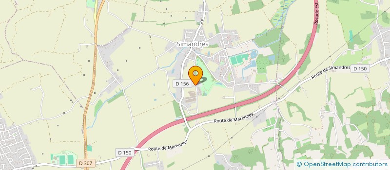 localisation de l'entreprise WNEXPERTISES  SIMANDRES