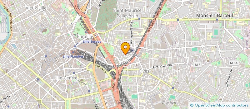 localisation de l'entreprise WNI 1 à LILLE