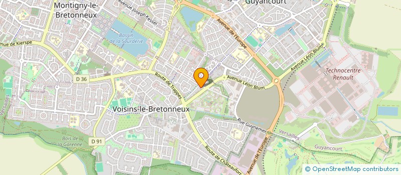 localisation de l'entreprise WNJC SPA  VOISINS-LE-BRETONNEUX