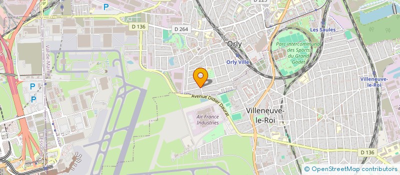 localisation de l'entreprise WNM PRODUCTION  ORLY