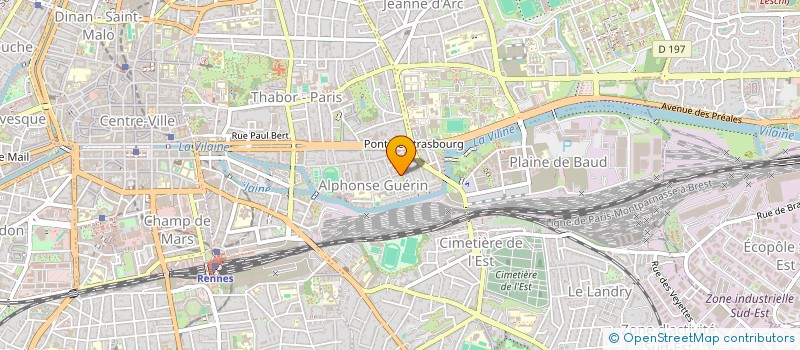 localisation de l'entreprise WNS - STUDIO  RENNES