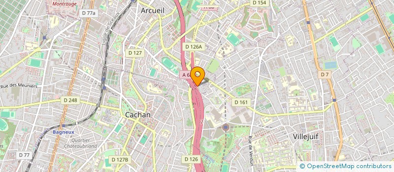 localisation de l'entreprise WNSA à ARCUEIL