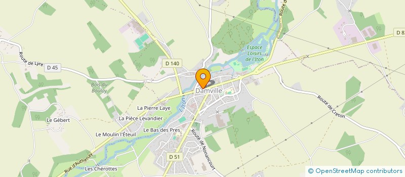 localisation de l'entreprise WO FOOD  MESNILS-SUR-ITON