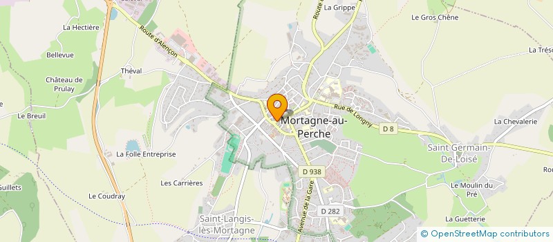 localisation de l'entreprise WO'MAN COURTAGE à MORTAGNE-AU-PERCHE