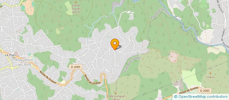 localisation de l'entreprise WO-NETT SERVICES  ROQUEFORT-LES-PINS