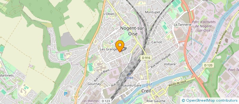 localisation de l'entreprise WOBB  NOGENT-SUR-OISE