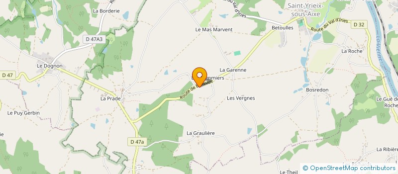 localisation de l'entreprise WOBBLE STUDIO à SAINT-YRIEIX-SOUS-AIXE