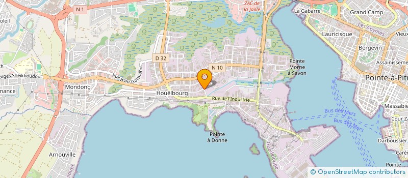 localisation de l'entreprise WOCK SECURITE PRIVEE à BAIE-MAHAULT
