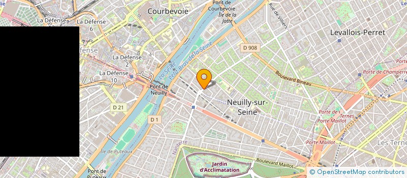 localisation de l'entreprise WODKA FRERES à NEUILLY-SUR-SEINE