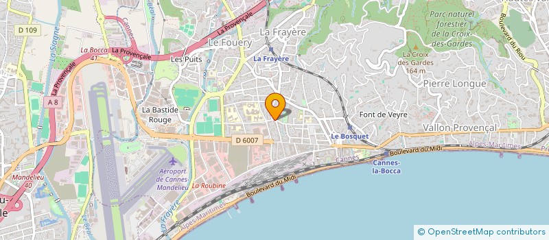 localisation de l'entreprise WODOUT à CANNES