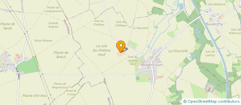 localisation de l'entreprise WOERST FRANCE à MOYENCOURT