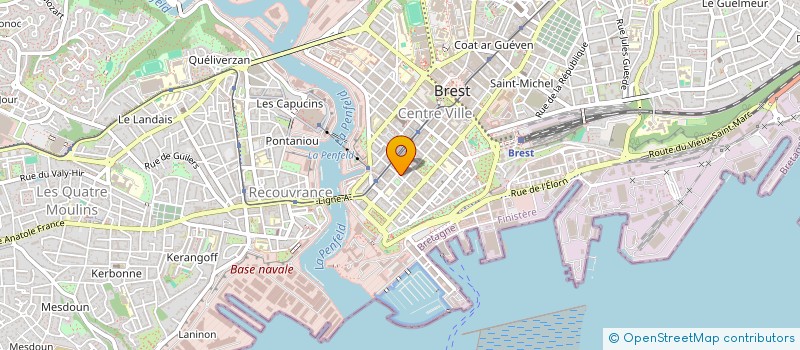 localisation de l'entreprise WOERTHER OPTIQUE SARL à BREST
