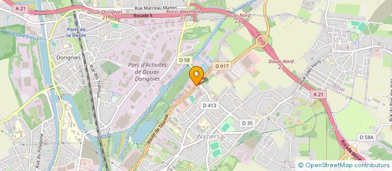 localisation de l'entreprise WOETS GRABOWSKI  LENS