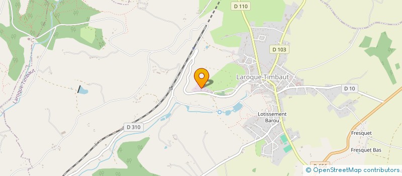 localisation de l'entreprise WOEVE  LAROQUE-TIMBAUT