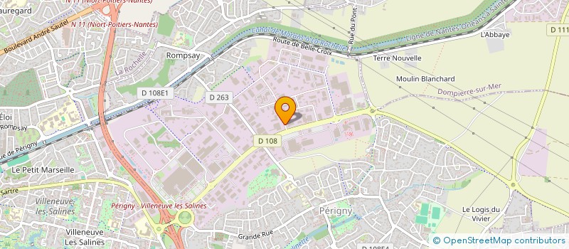 localisation de l'entreprise WOF  PERIGNY