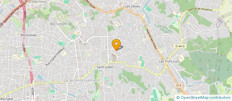localisation de l'entreprise WOF à MARSEILLE
