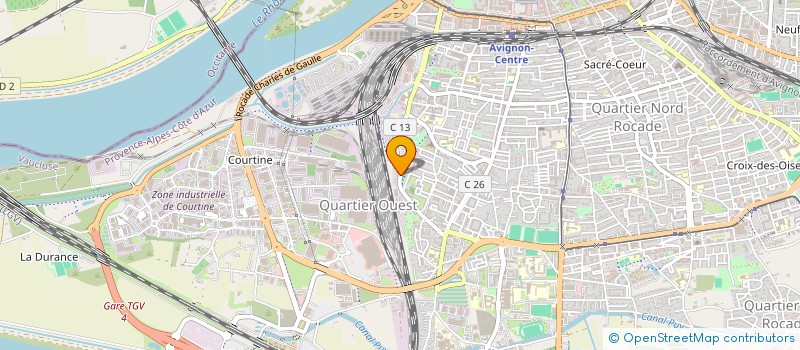 localisation de l'entreprise WOH INVESTISSEMENT à AVIGNON