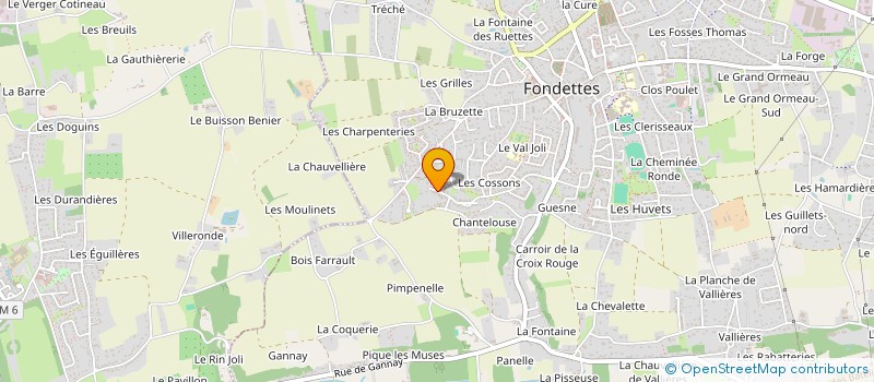 localisation de l'entreprise WOHM  FONDETTES