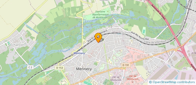 localisation de l'entreprise WOHNZIMMER à MENNECY