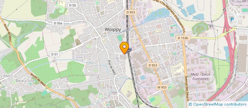 localisation de l'entreprise WOIPPY ATHLE  WOIPPY