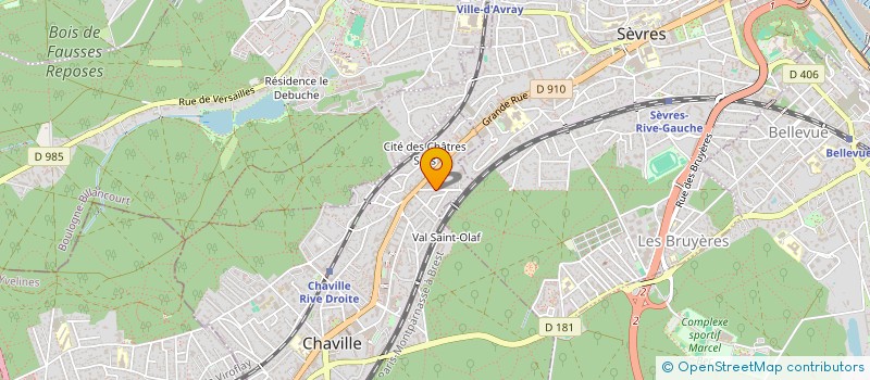 localisation de l'entreprise WOJOSTEO  CHAVILLE