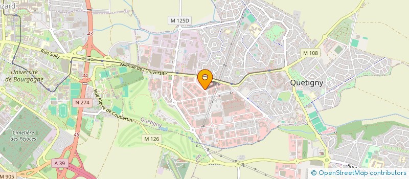 localisation de l'entreprise WOK 168  QUETIGNY