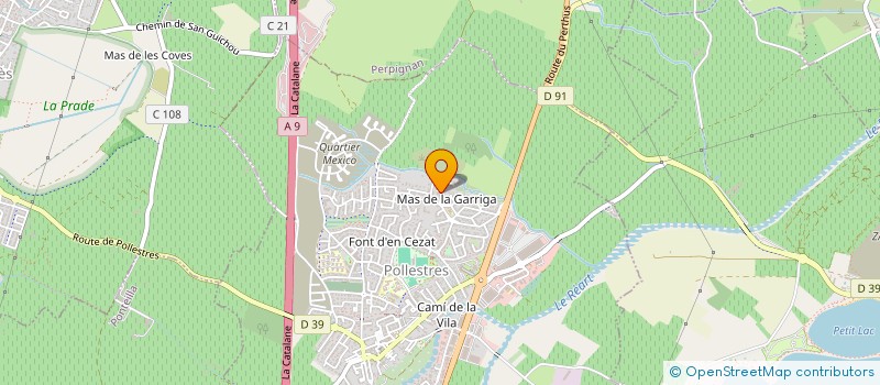 localisation de l'entreprise WOK 1688  POLLESTRES