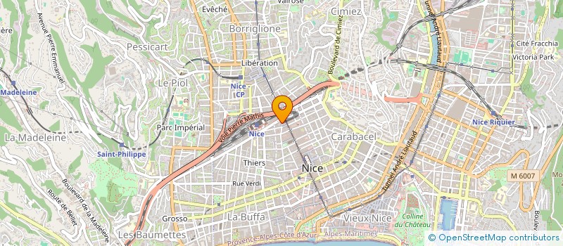 localisation de l'entreprise WOK 2 NICE  NICE