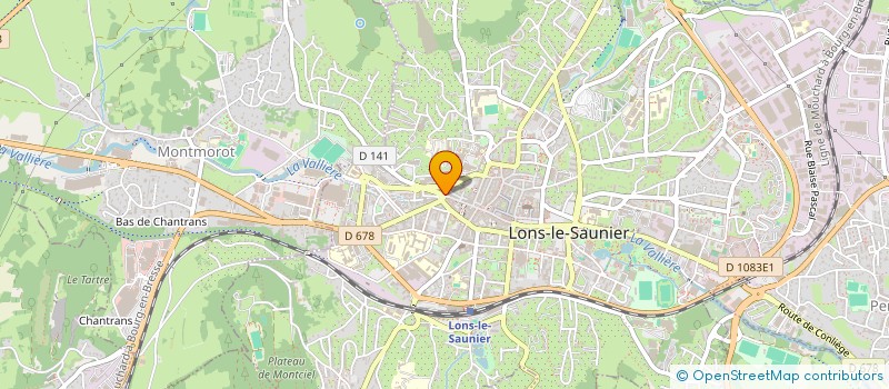 localisation de l'entreprise WOK.39 à LONS-LE-SAUNIER