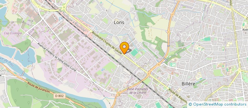 localisation de l'entreprise WOK 64  LONS